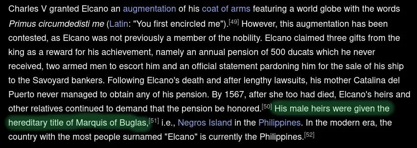 Wikipedia entry for Sebastian Elcano