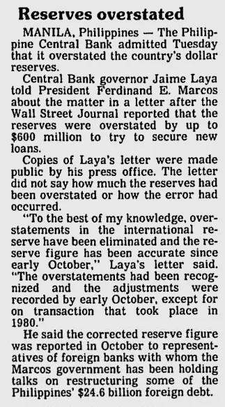 News clip from The Spokesman-Review, 23 December 1983.